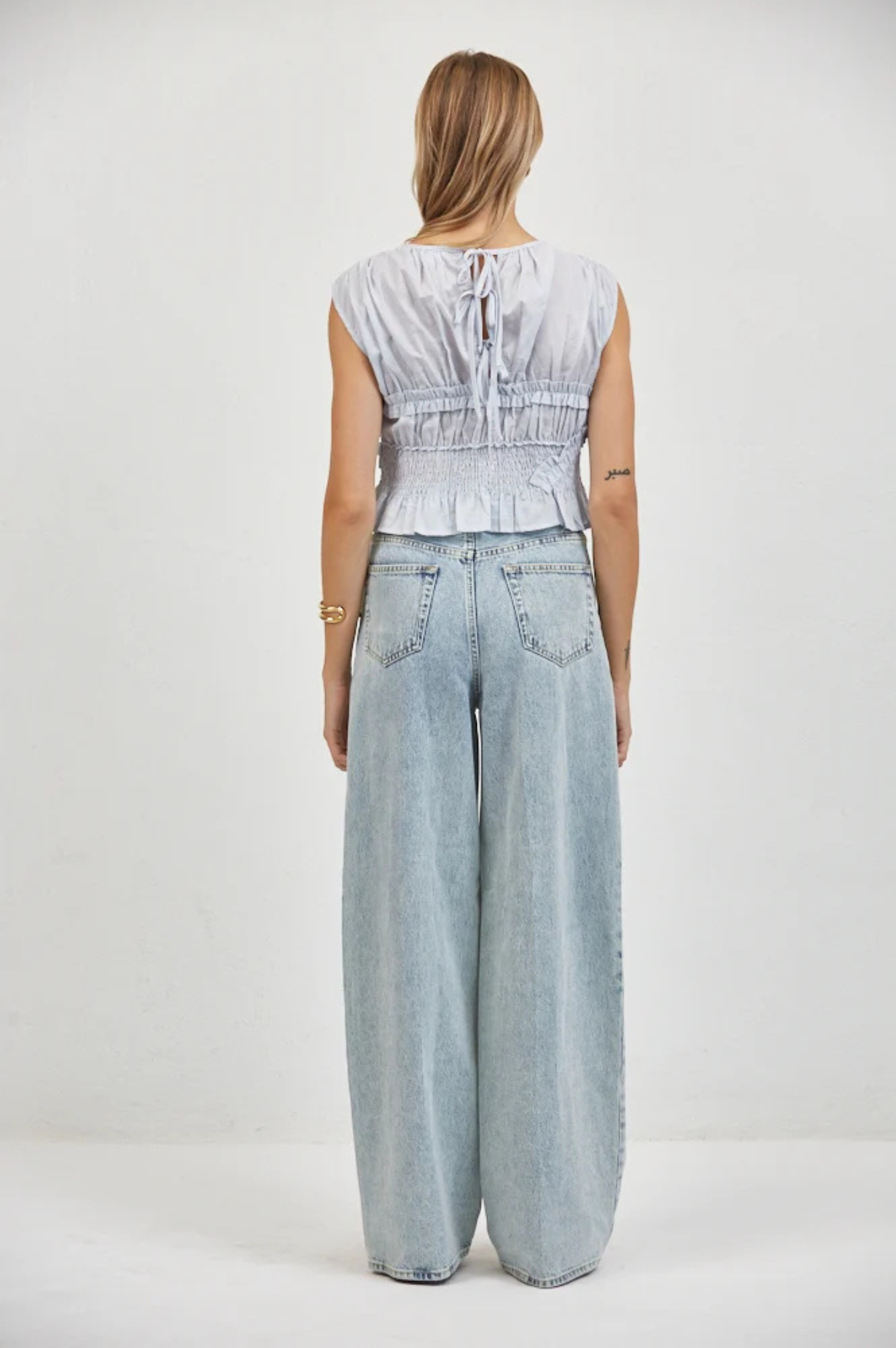 Jeanie Ruffle Top