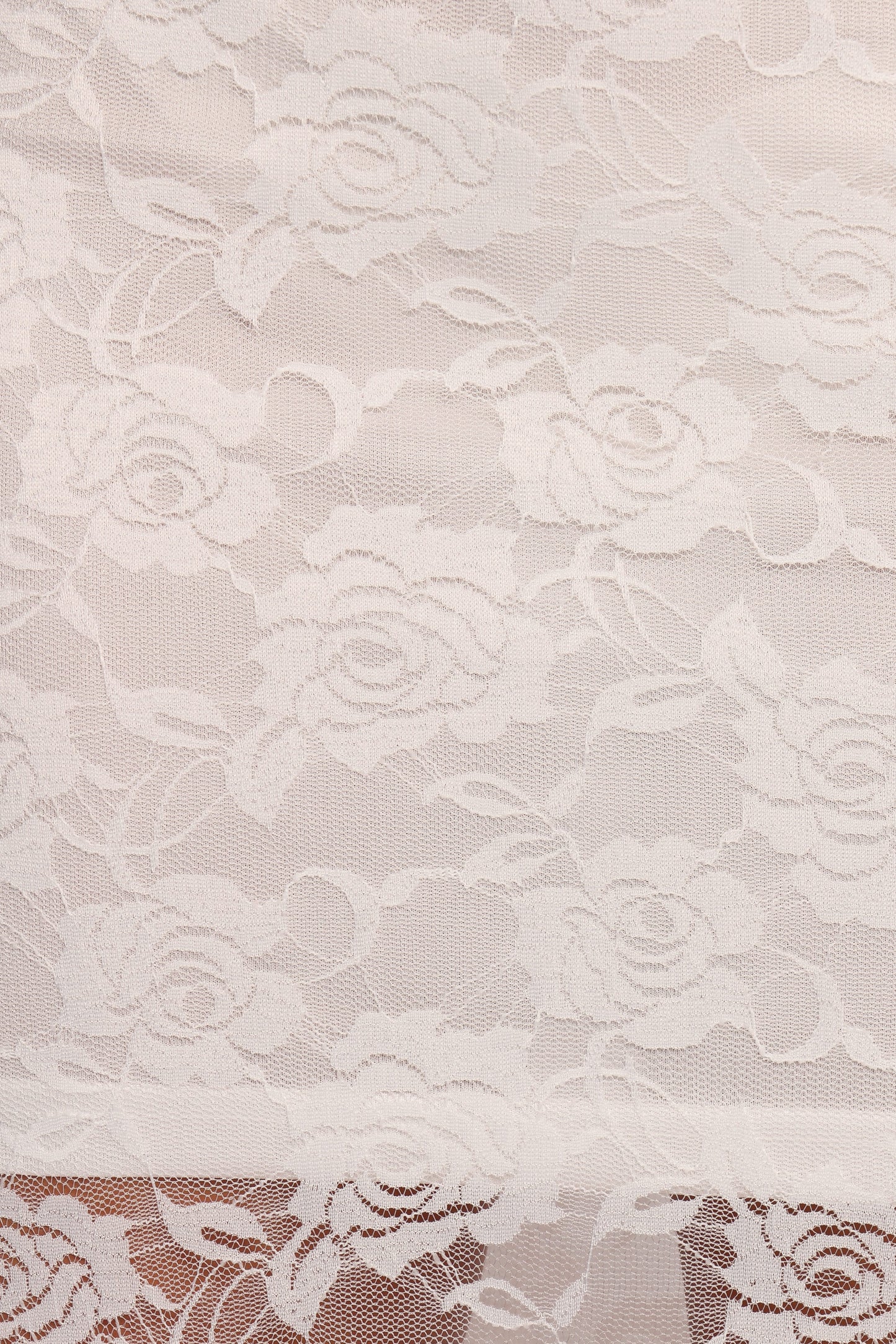 Laken Sheer Lace Maxi Skirt - White