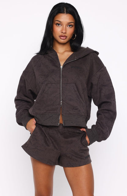 Hiding Away Lounge Shorts Dark Camo