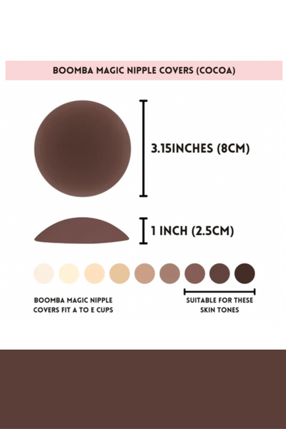 Magic Nipple Covers - COCOA