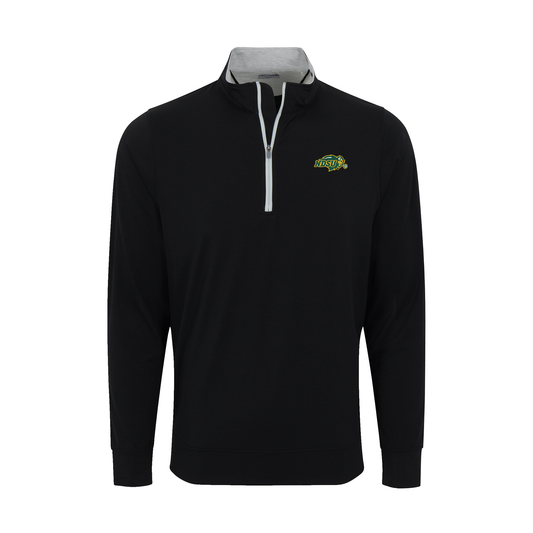 North Dakota State DriRelease® Performance Pullover Black with Light Grey Trim