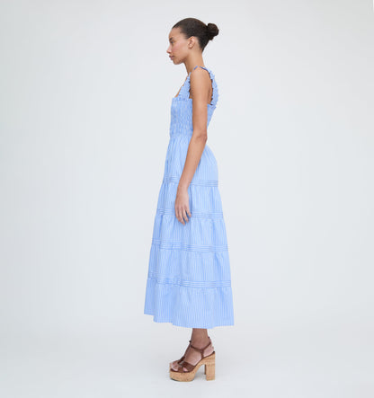 The Kimmy Nap Dress - Blue Stripe