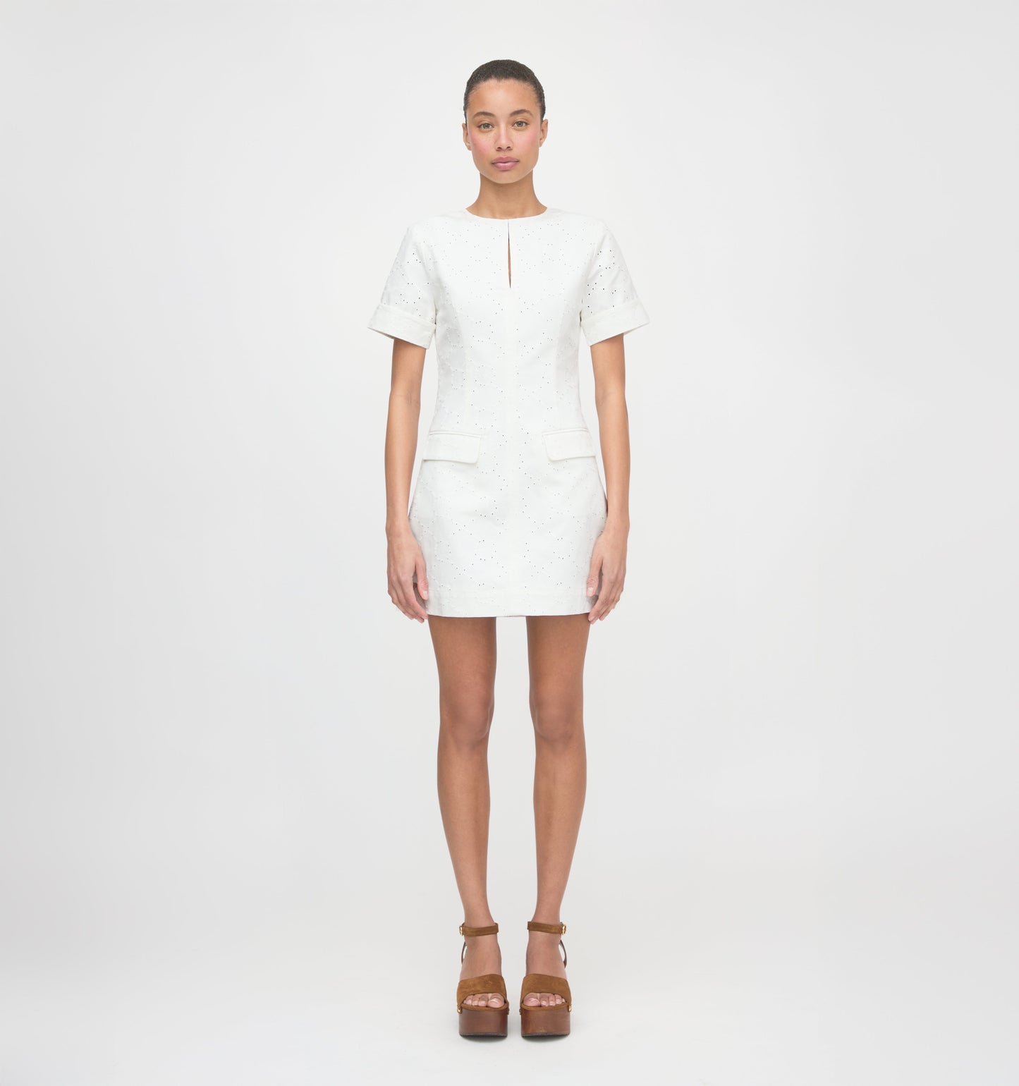 The Renata Dress - Ivory Eyelet