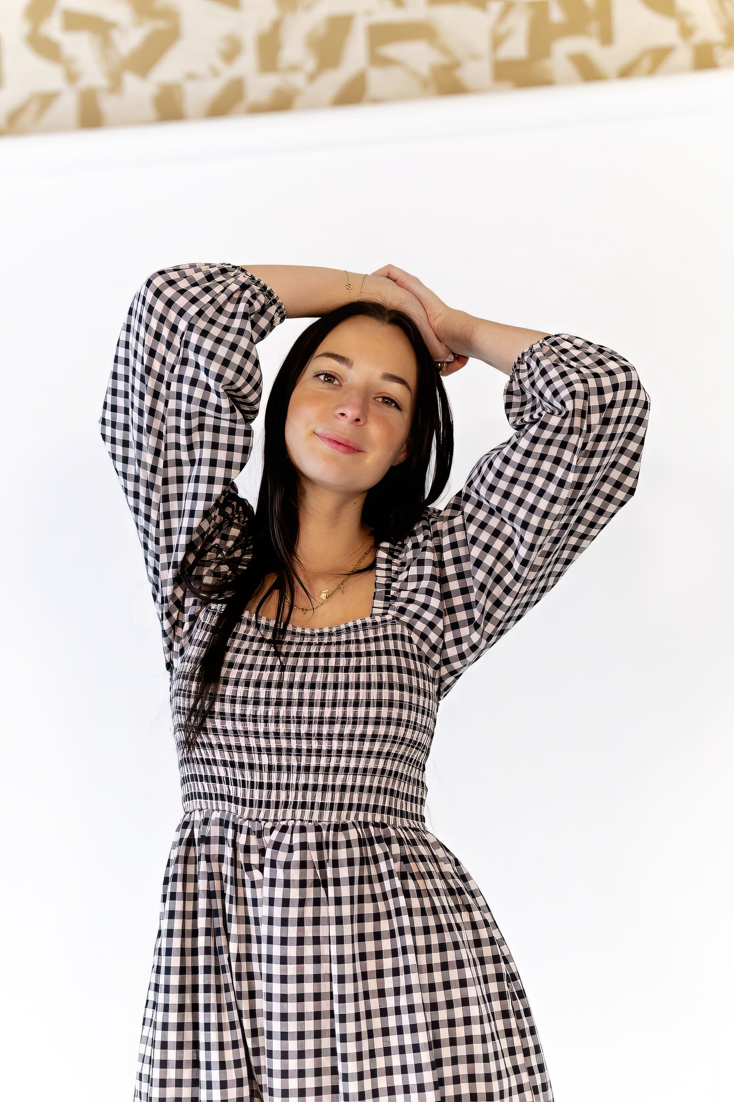 Anna Gingham Dress