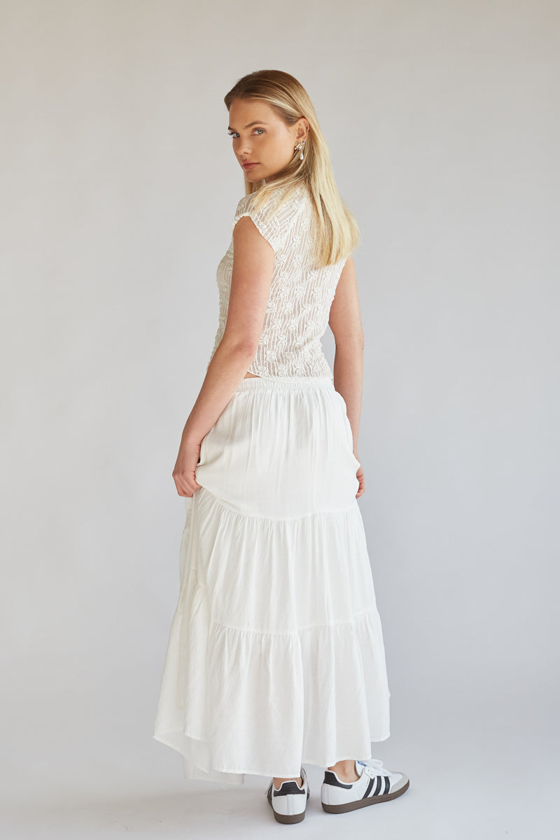 Hope Tiered Maxi Skirt