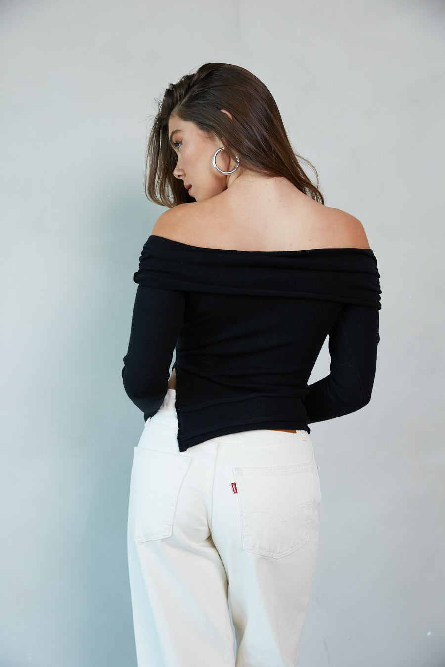 Kate Asymmetrical Sweater Top