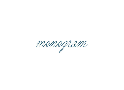 Monogram Fee $100