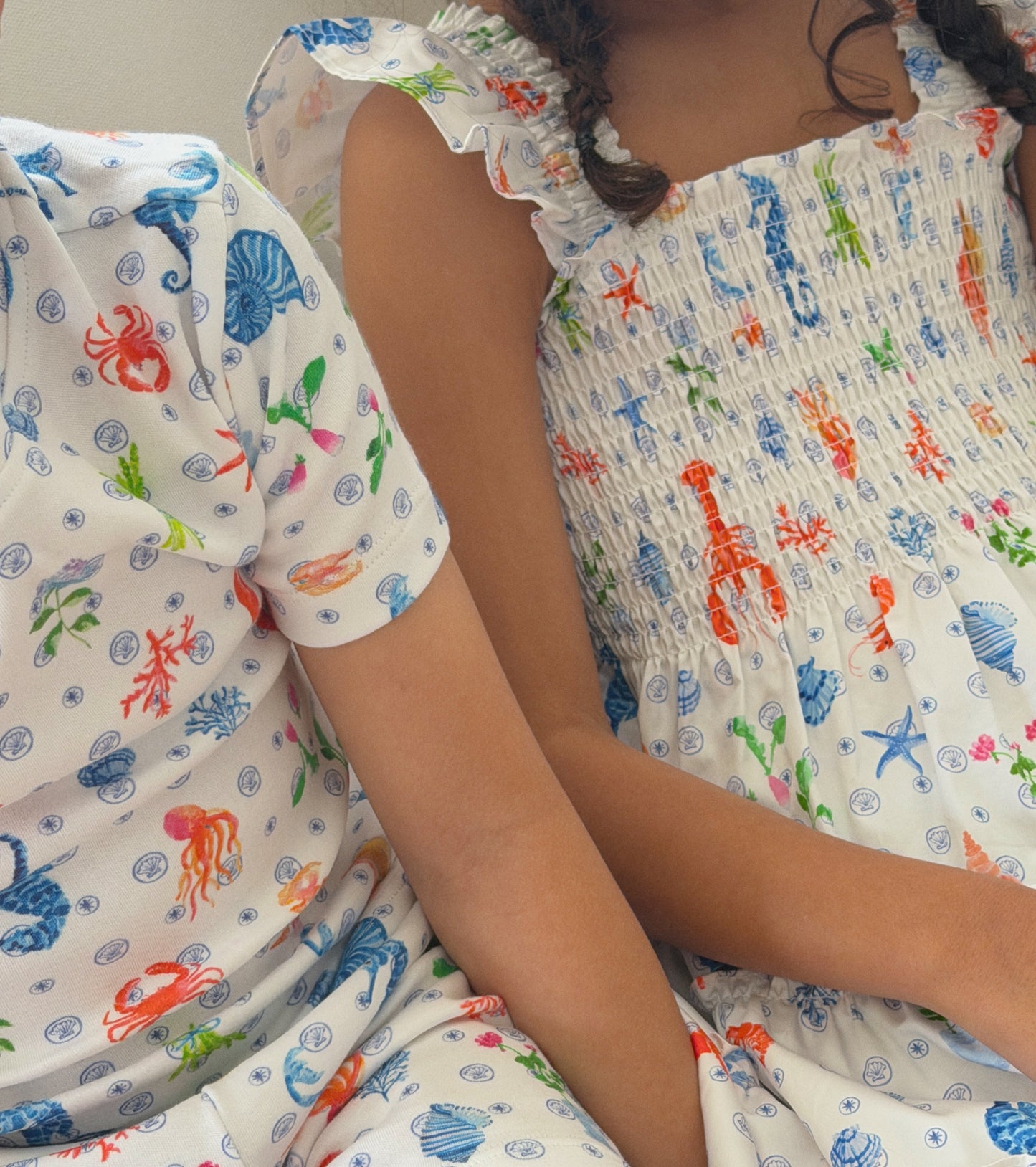 The Tiny Lou PJ Set - Nantucket Seas