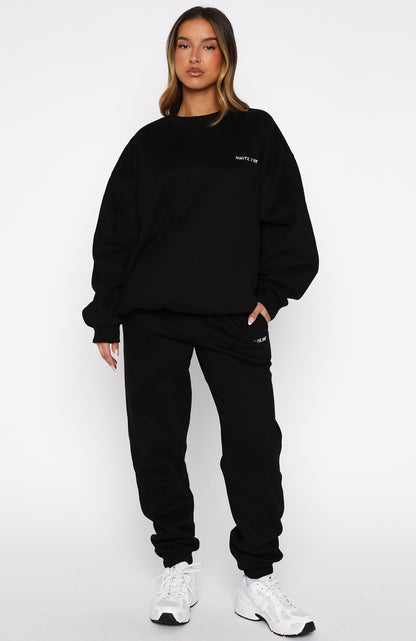 Test Drive Oversized Sweater Black